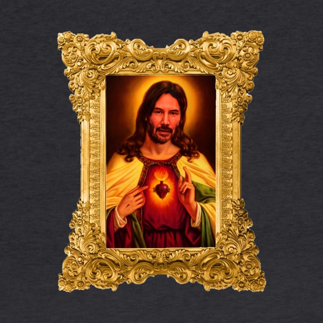 Sacred Heart of Keanu by benjaminhbailey